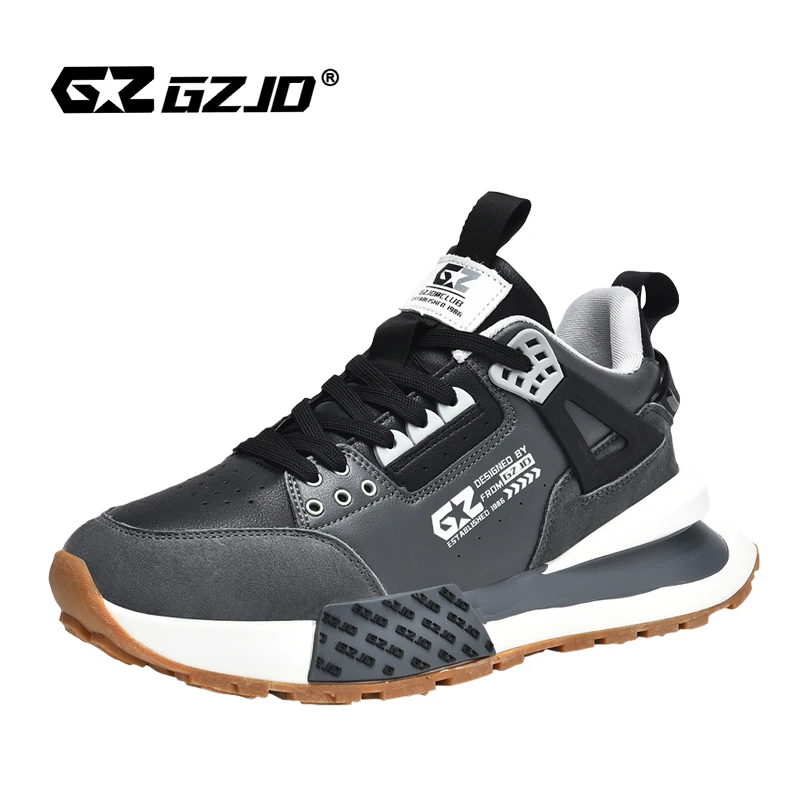 古芝迪男鞋2025秋季新款潮鞋厚底休闲鞋百搭潮流增高阿甘鞋老爹鞋