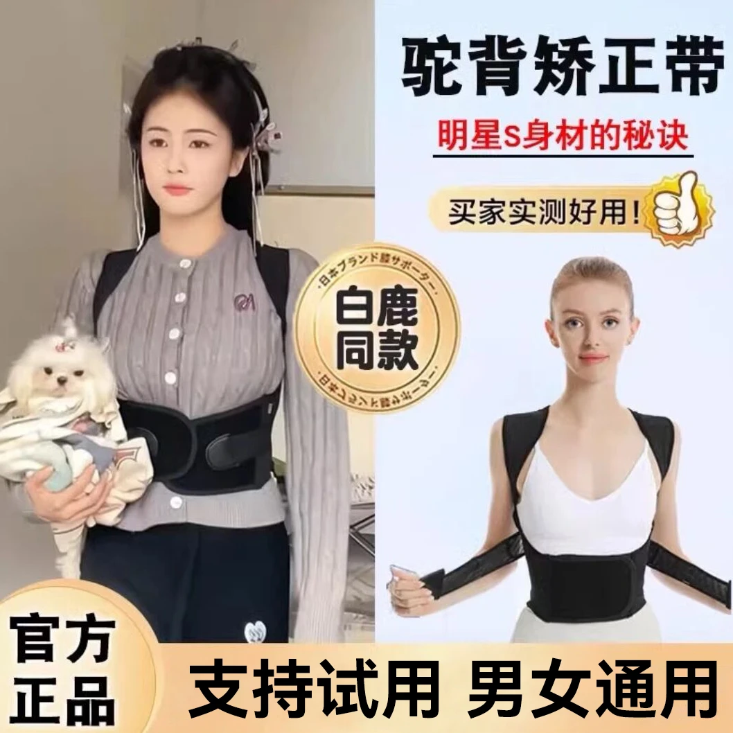 【白鹿同款】驼背矫正神奇学生儿童成人矫姿带开肩美背