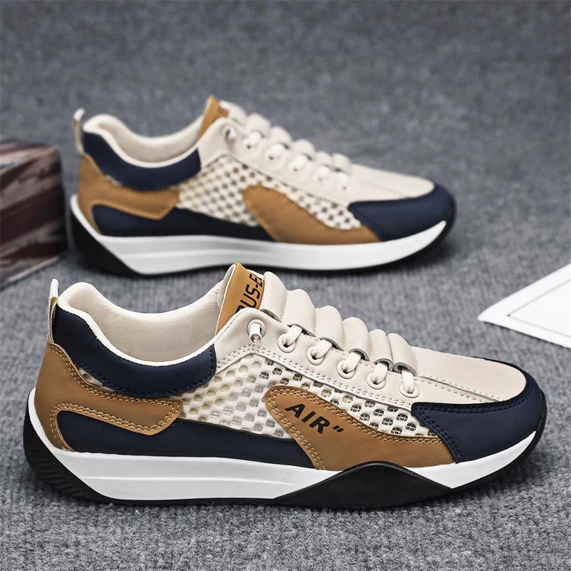 俞兆林男鞋夏透气薄款网面一脚蹬镂空网鞋青少年休闲运动阿甘潮鞋