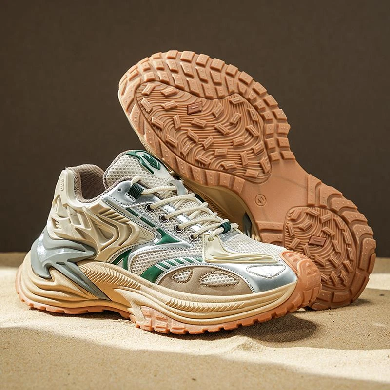 俞兆林响尾蛇老爹鞋男款秋网面运动鞋青少年情侣增高休闲运动潮鞋