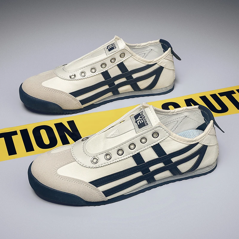 俞兆林男鞋夏季运动休闲板鞋透气百搭帆布一脚蹬情侣阿甘鞋男布鞋