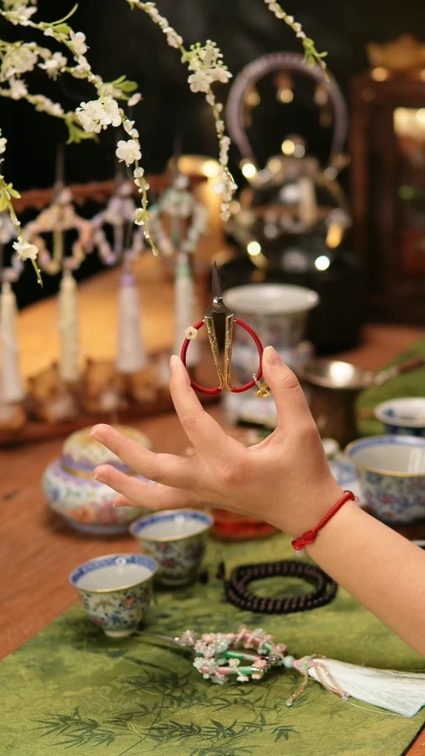 【闪购商品】密胺碟红线元宝茶剪