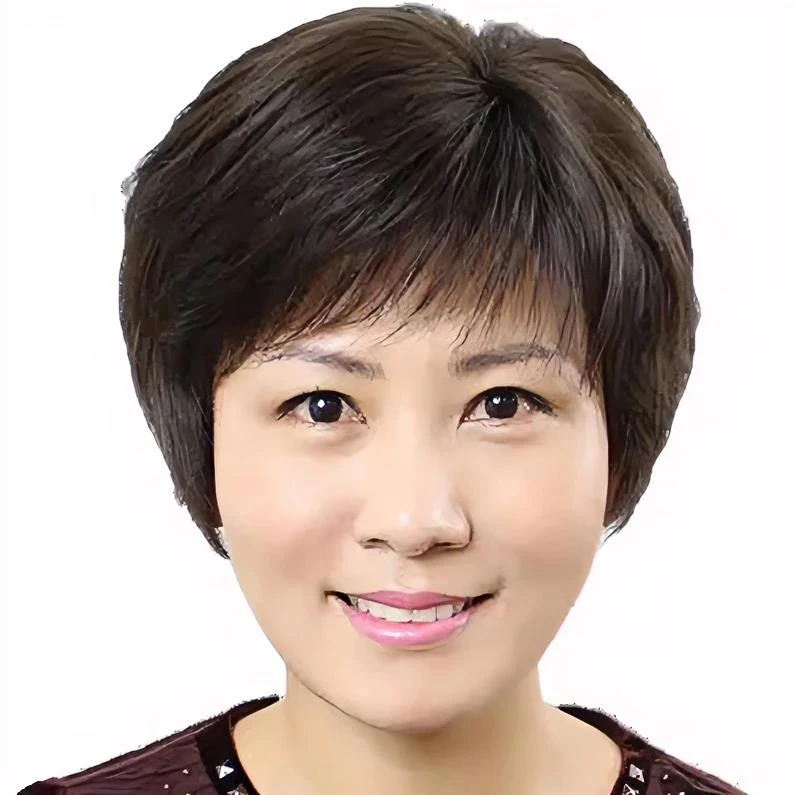 假发女短发全真人发丝假发奶奶头套女士光头整顶中老年全真发夏季