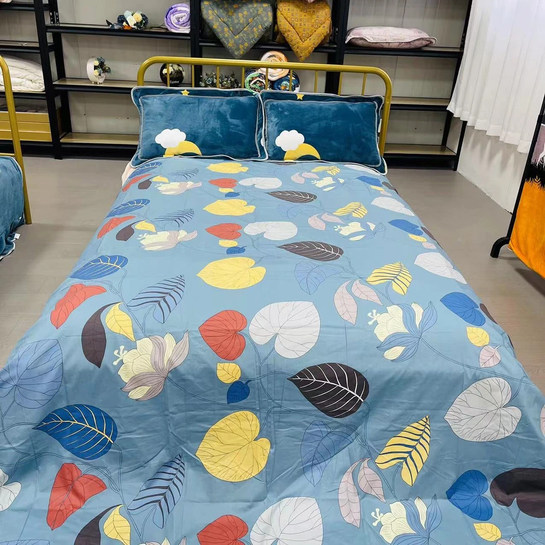 高端全棉133*76精梳棉床单  尺寸2.5*2.45（±5cm）【枝翘】