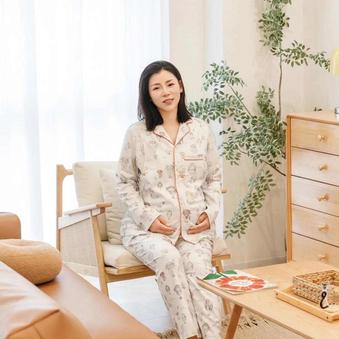 雅赞【哺乳套装】女士孕妇加厚保暖喂奶