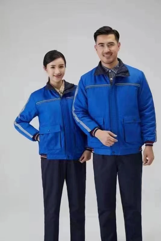 防静电冬季夹克防寒棉服保暖棉衣秋冬棉袄外套上衣加厚工装耐磨