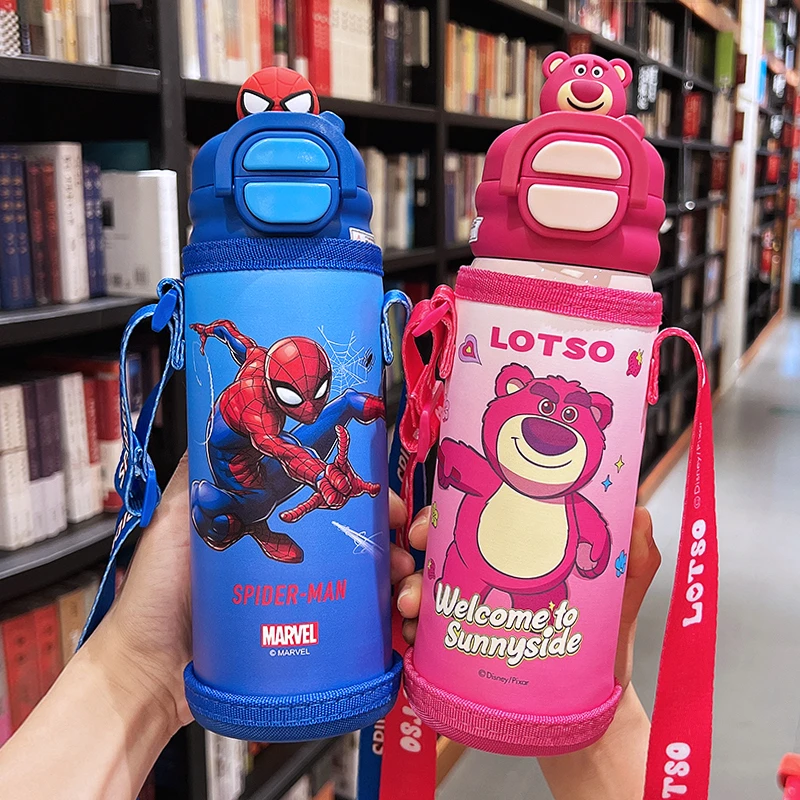 便携双饮儿童镜面保温杯316不锈钢高颜值上学水杯