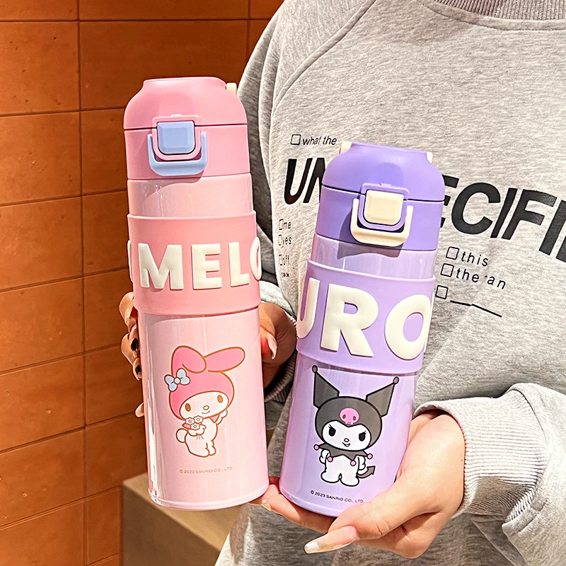 初和三丽欧保温杯女高颜值小学生儿童水杯316食品级不锈钢泡茶杯