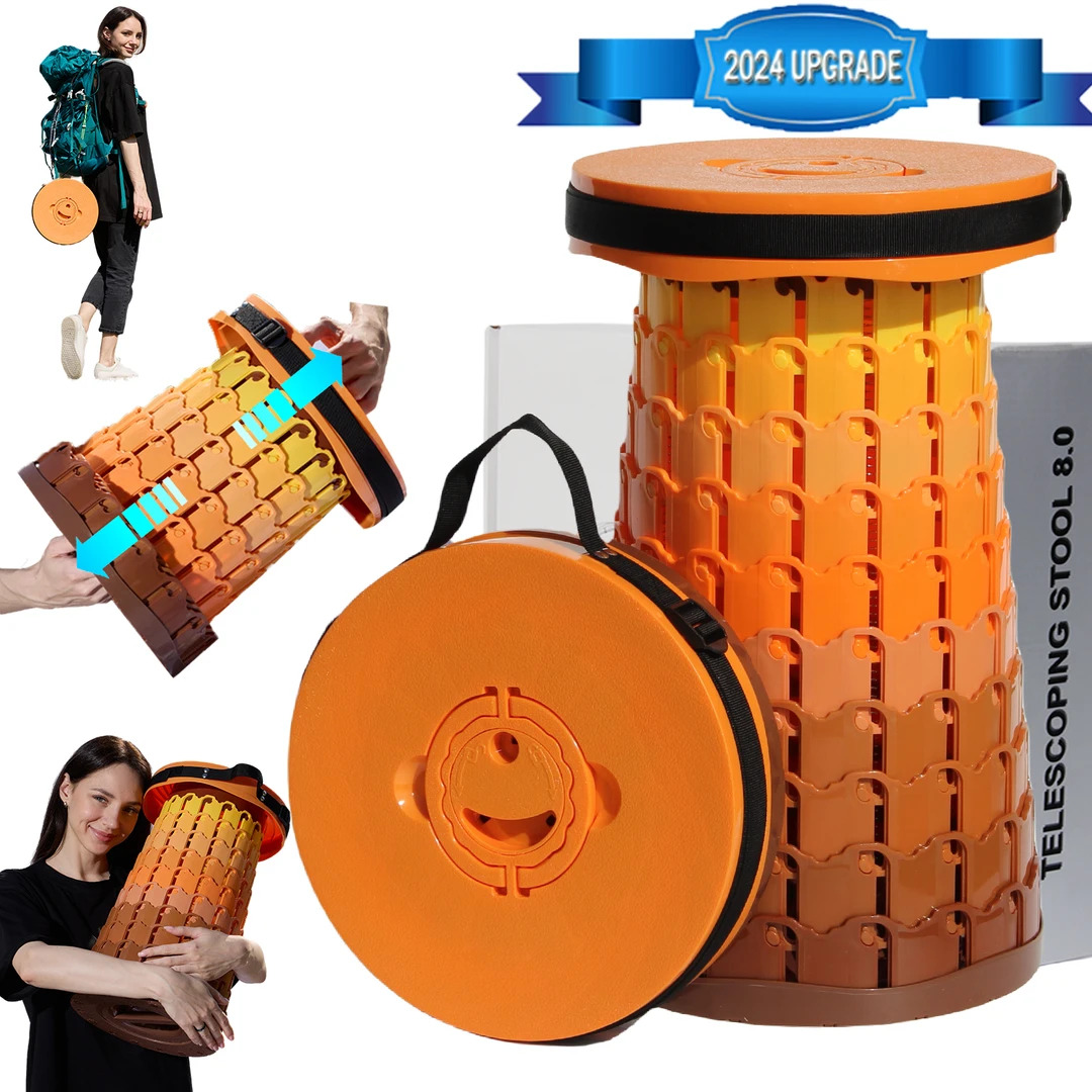 龙创尤品8代便携折叠凳户外露营钓鱼凳 高度50cm坐面30cm厂家大号