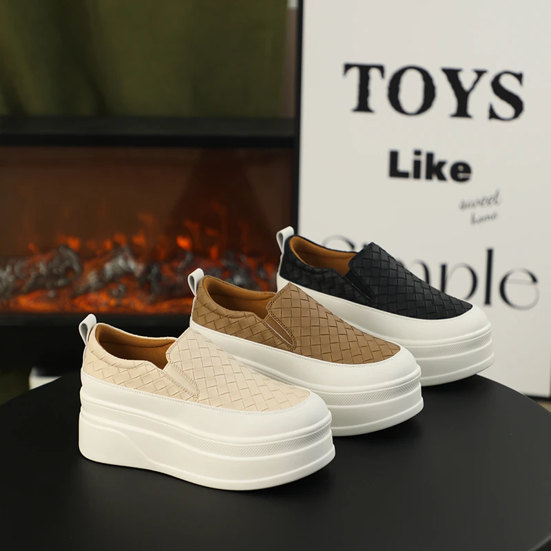 【增高7cm】2024夏季新款增高时尚厚底潮流百搭女士休闲女鞋2454