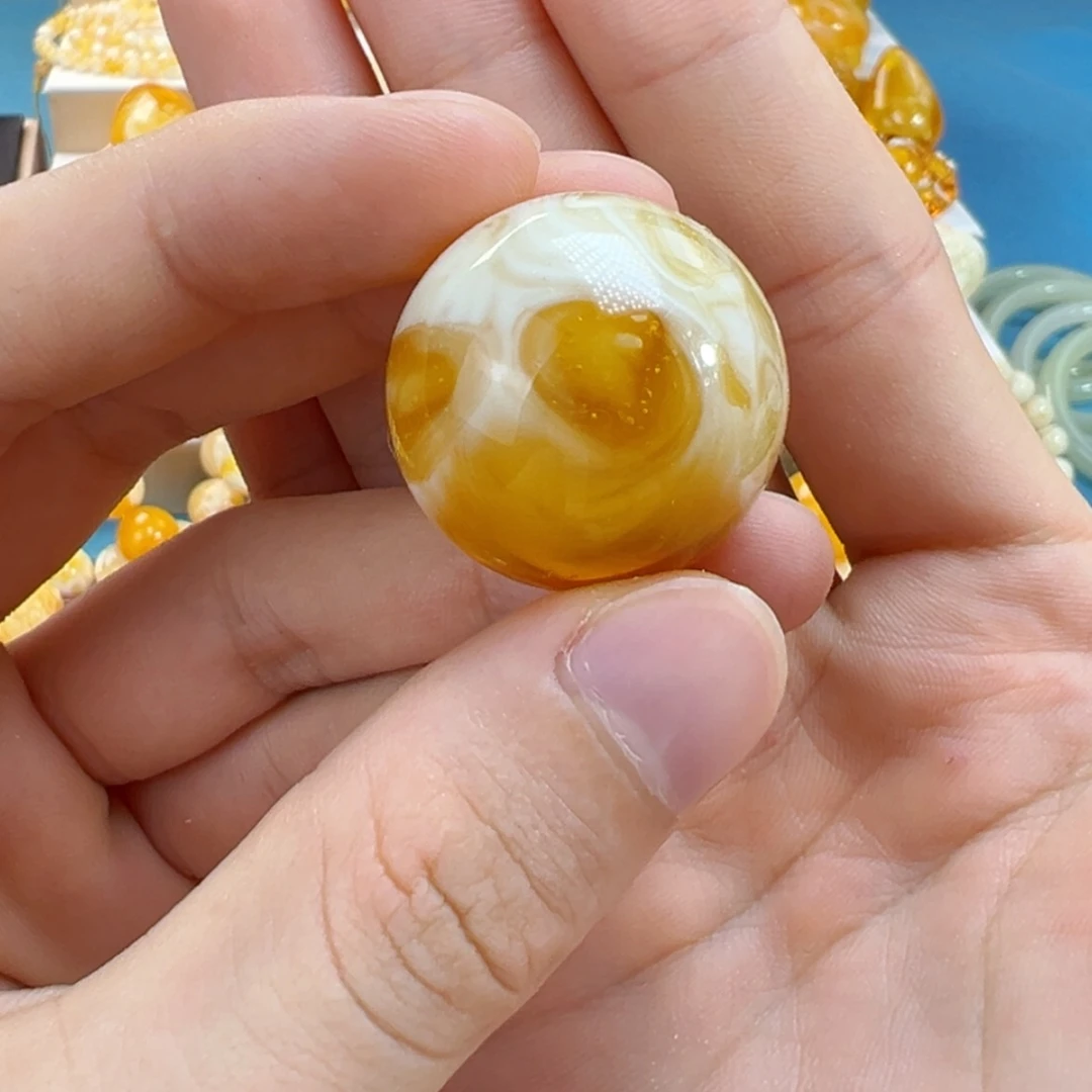 【闪购商品】琥珀手链未镶嵌泡****心