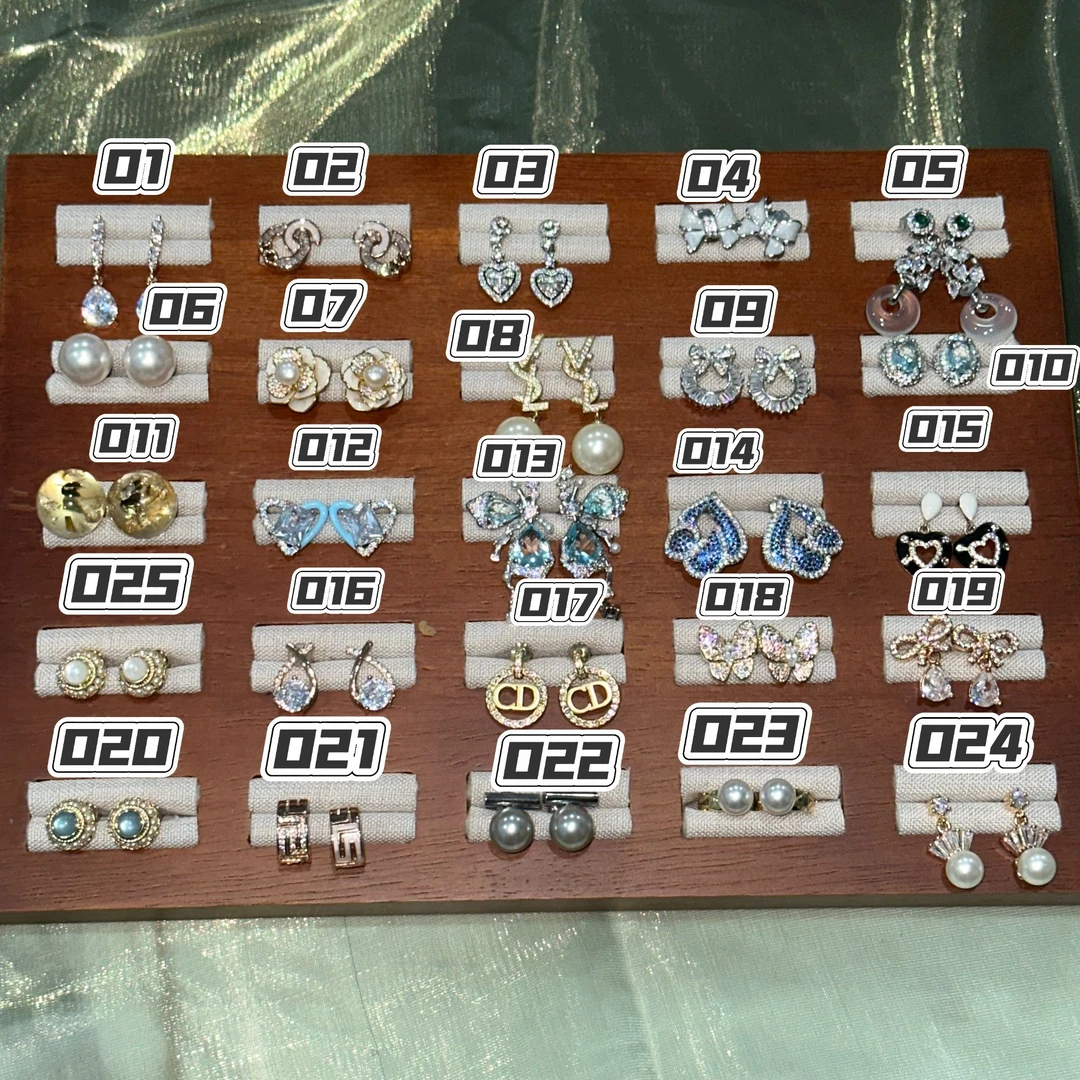 铜合金合成锆石耳饰 DIFANDO浮力饰品合集耳钉