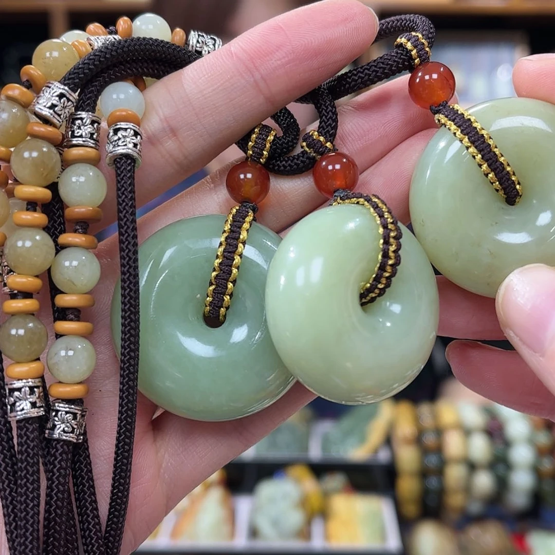 【闪购商品】和田玉平安扣吊坠多样性发货其中之一未镶嵌