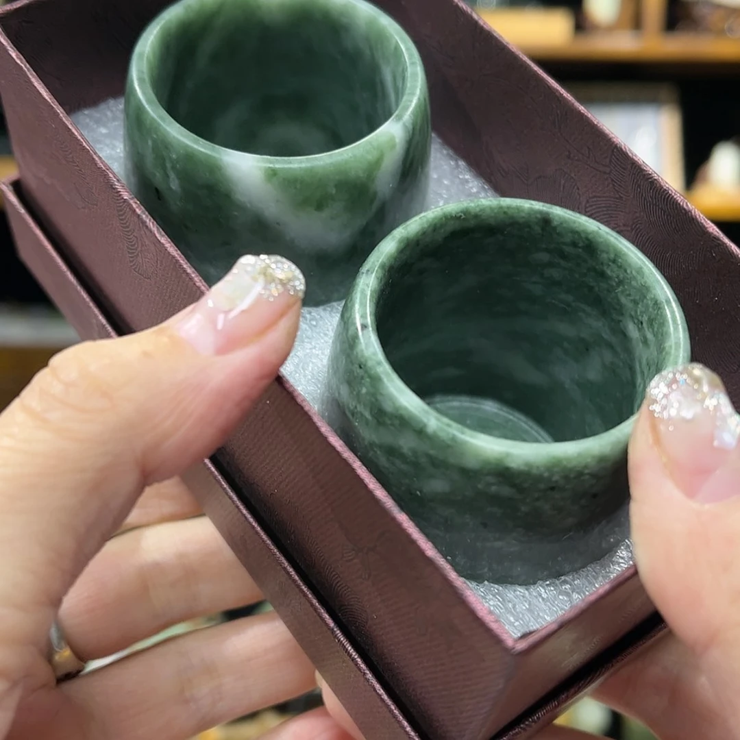 【闪购商品】岫玉水杯未镶嵌