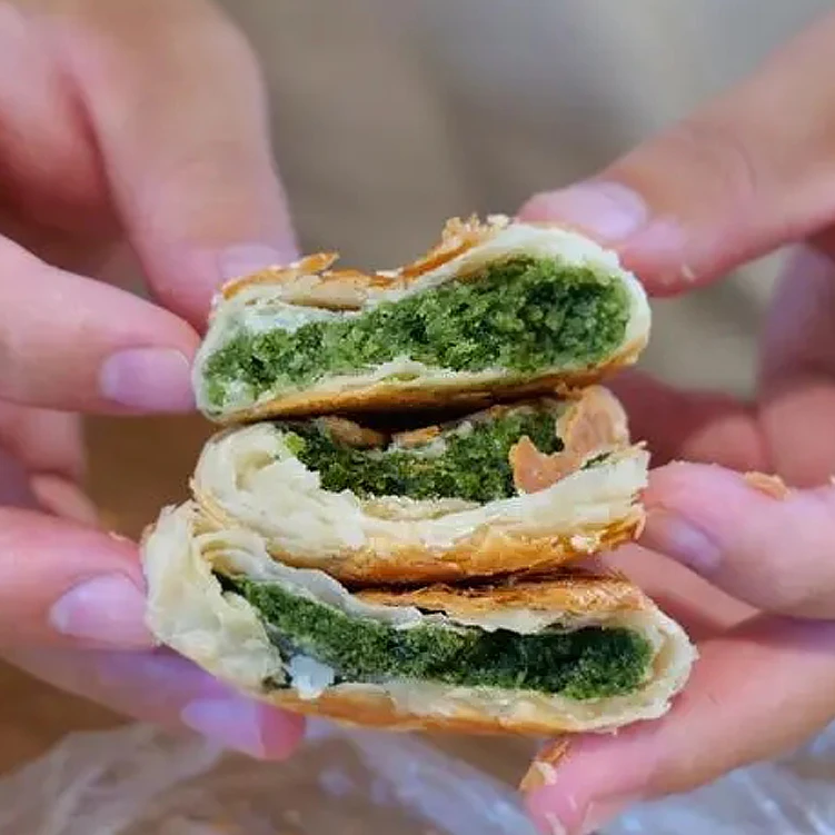 史家糕点 老式酥皮月饼芝麻馅豆沙馅海苔饼传统糕点