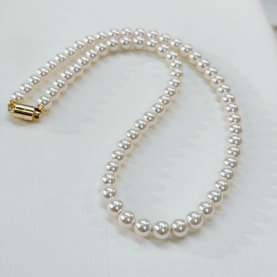6-8mm经典优雅精致气质百搭时尚项链