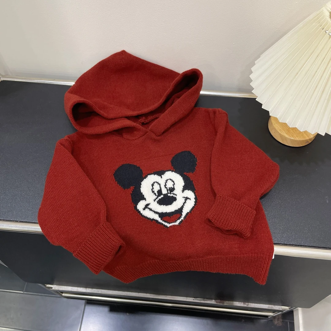 女童毛衣2024秋冬儿童新款洋气宝宝时尚针织纯色上衣针织衫