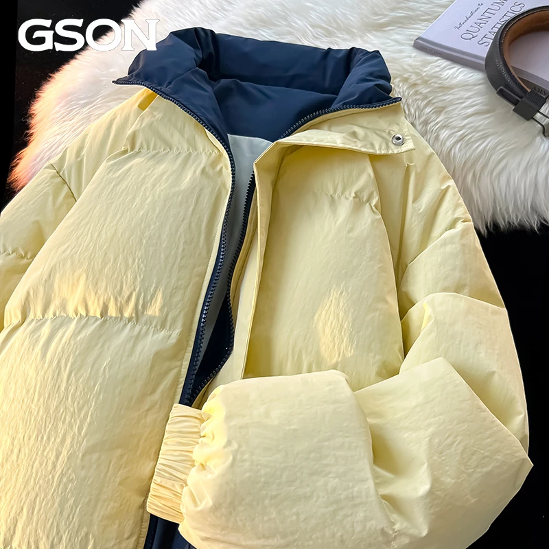 GSON棉衣外套冬季棉服男冬装服棉袄子男装衣服男士面包服情侣款