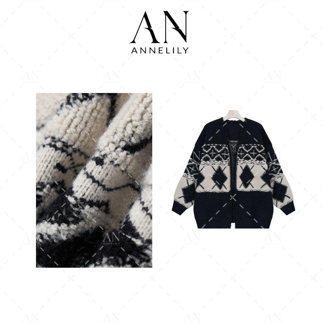 ANNELILY【云初】2024年新款毛衣ZM2410018
