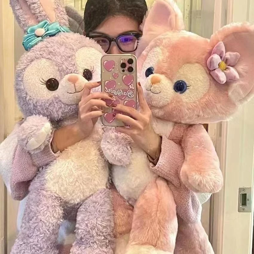 星黛露玩偶毛绒绒公仔兔子布娃娃送女生生日礼物毛大尾巴狐狸白色