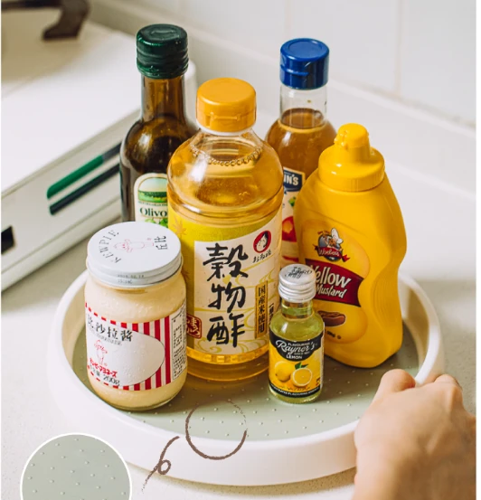 【微瑕】可旋转置物盘-大号 绿色 fd