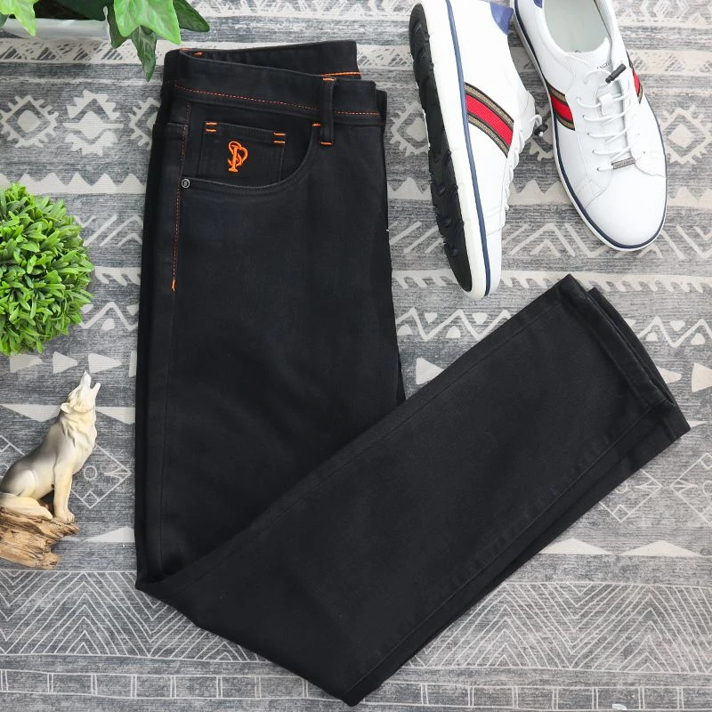 男装尾货春秋款修身牛仔长裤2026
