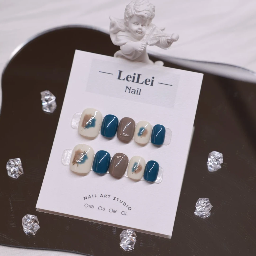 LLL075【莫兰】蕾蕾家纯手工显白可拆卸春夏可爱新款穿戴甲