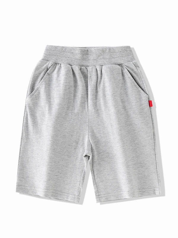 儿童短裤纯棉男童夏季中大童百搭运动幼儿园女孩休闲裤子可印logo