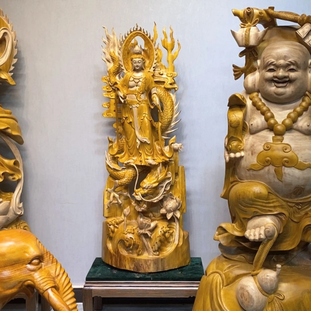 【闪购商品】樟木根雕俱*荣