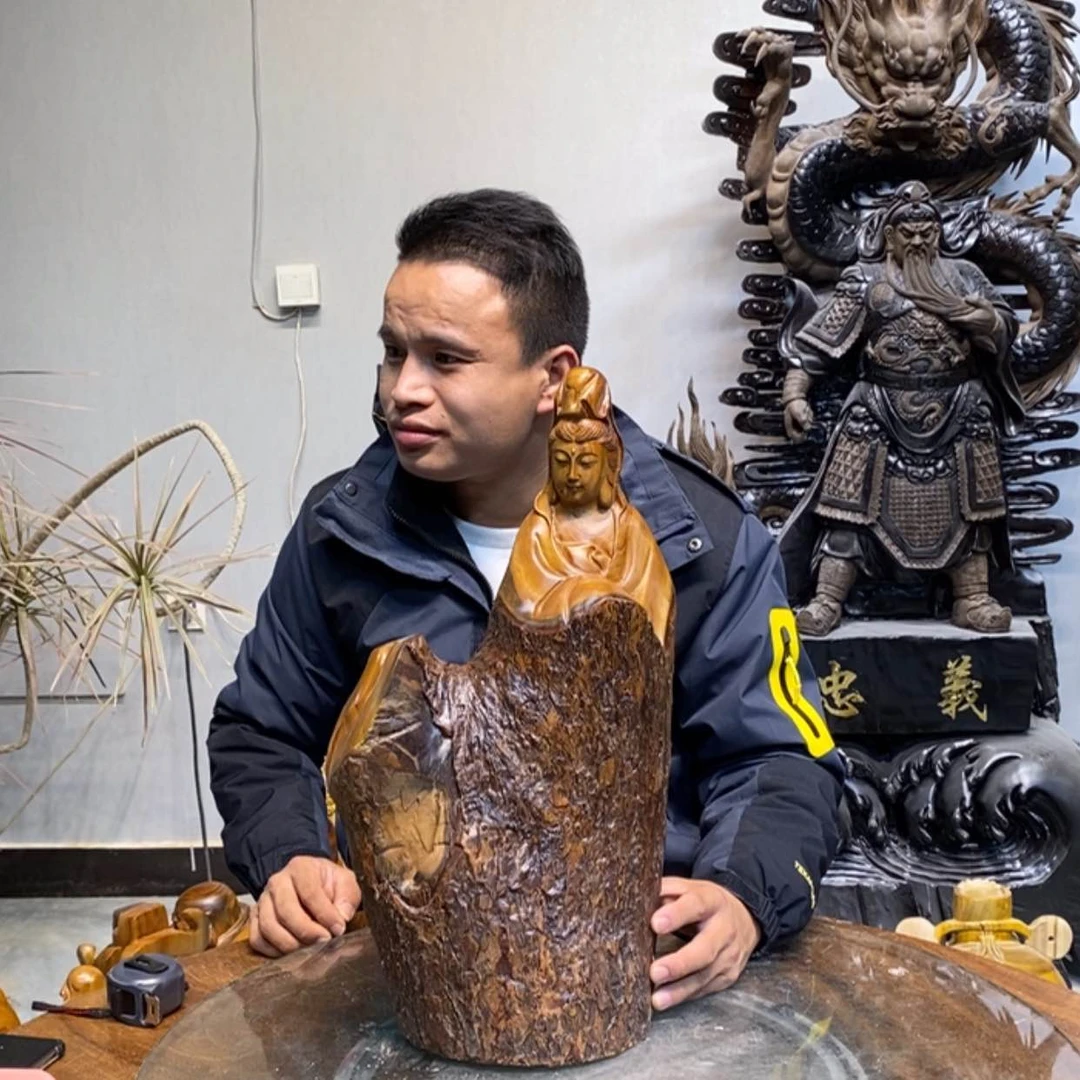 【闪购商品】樟木根雕今*来