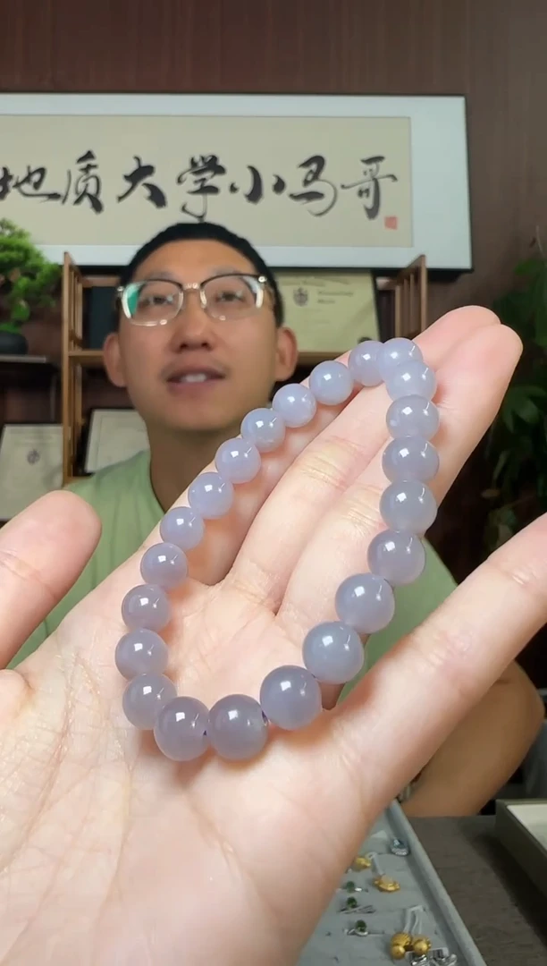 【闪购商品】和田玉手串未镶嵌和田玉圆珠单圈手串约8mm多样性