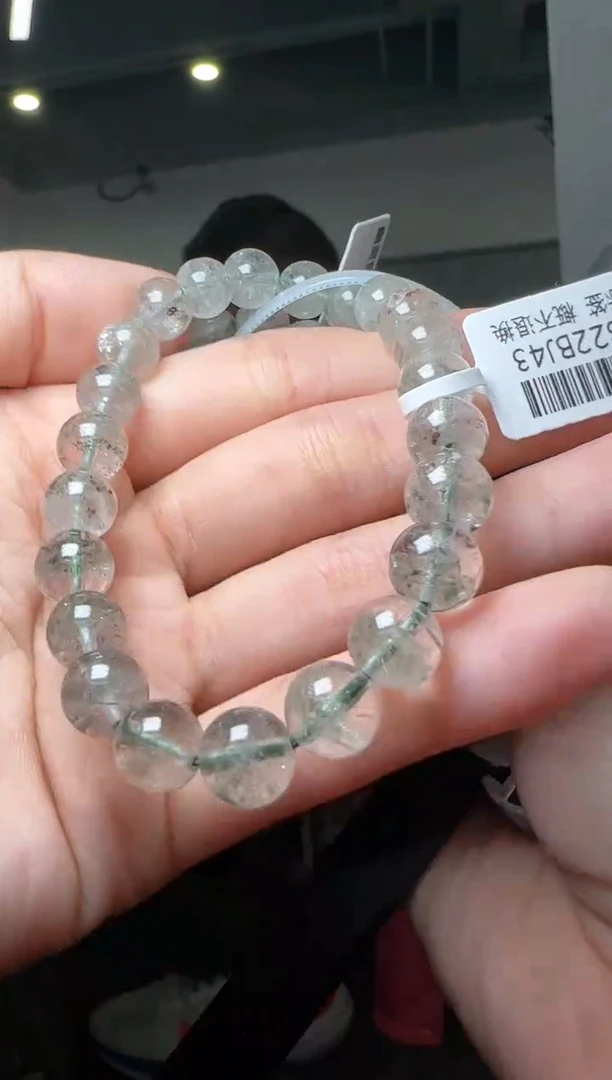 【闪购商品】水晶手串未镶嵌幽灵圆珠手串单圈8-9mm