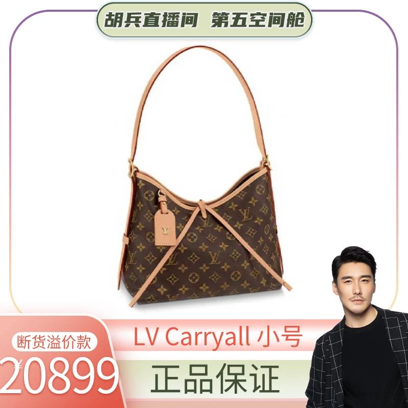 全新未使用  LouisVuitton/路易威登 Carryall经典老花单肩包小号