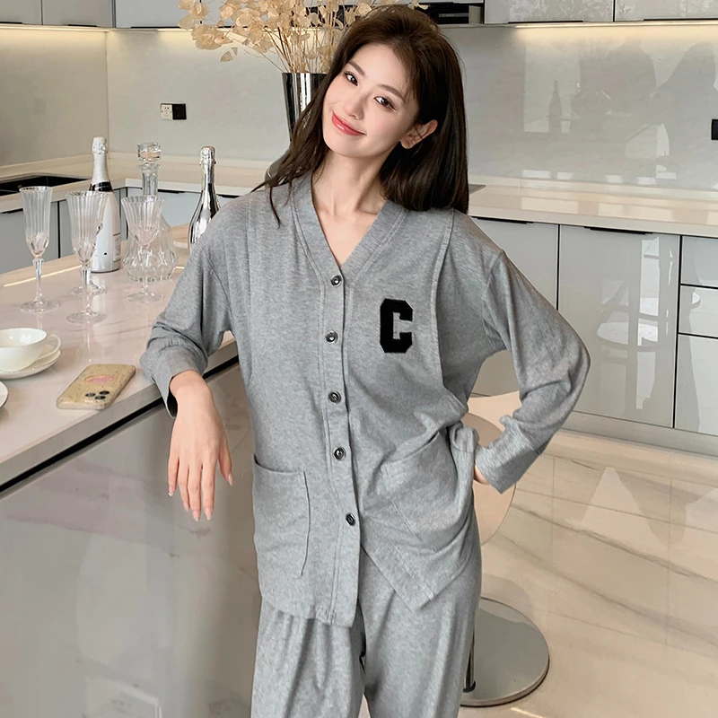 【3-8月-凉感型】夏季薄款月子服产妇哺乳喂奶孕妇睡衣可调节套装