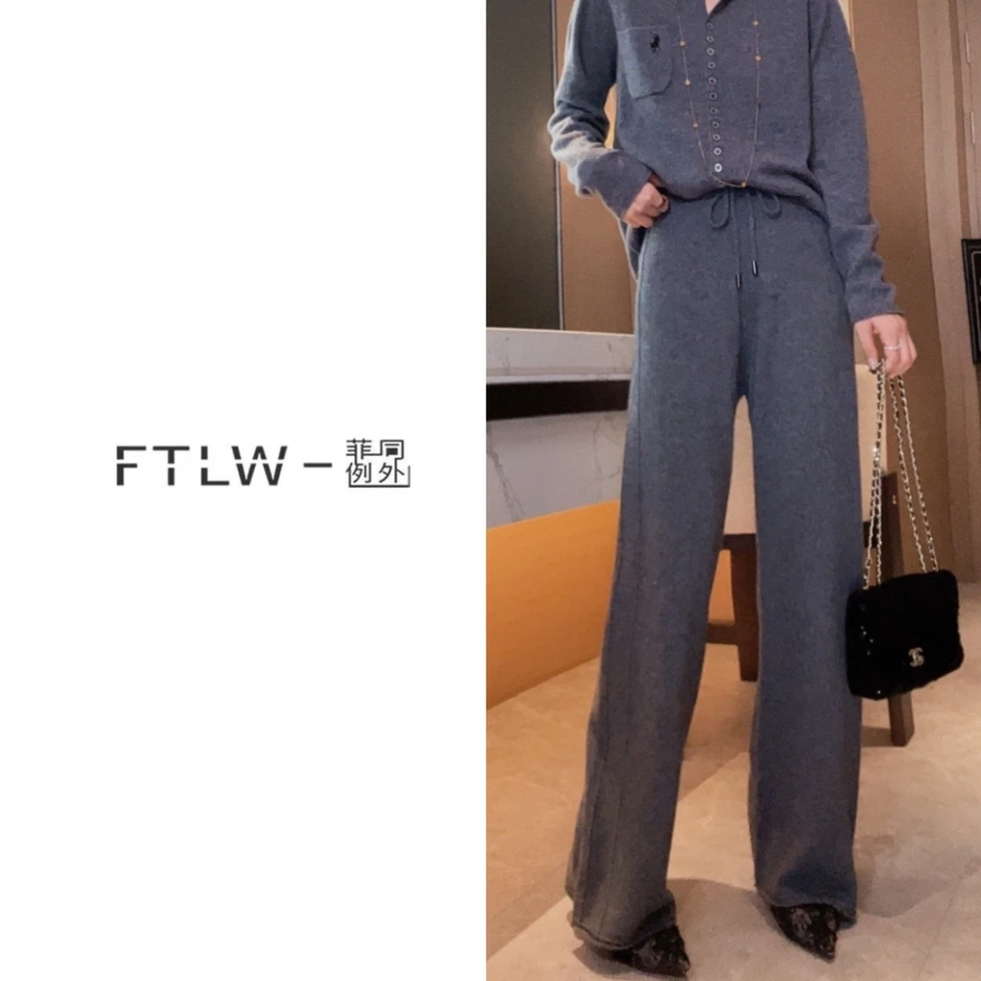 板熙FTLW-【秋日上新】气质时尚百搭休闲设计感休闲长裤-1808