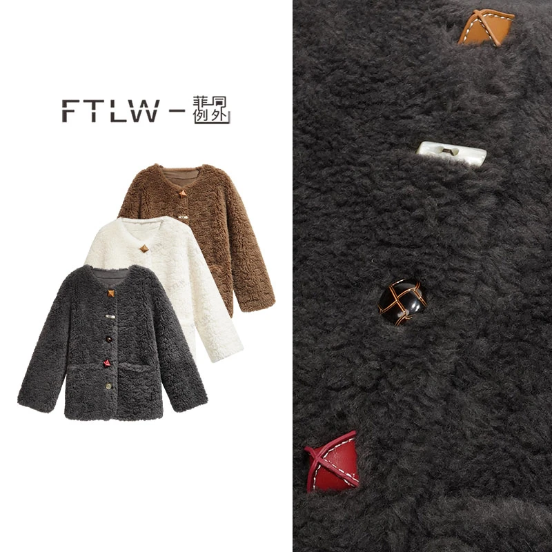 板熙FTLW-【绵绵鹤雪】设计感时尚气质显瘦百搭外套-2074