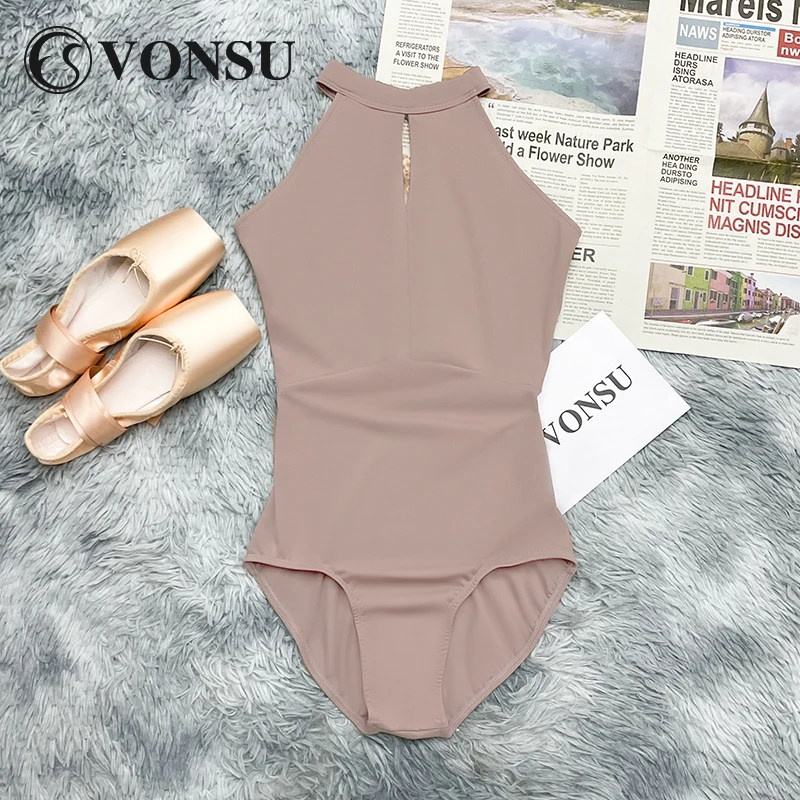 vonsu梵舒成人芭蕾舞练功服舞蹈体操服新款芭蕾体服女B6220