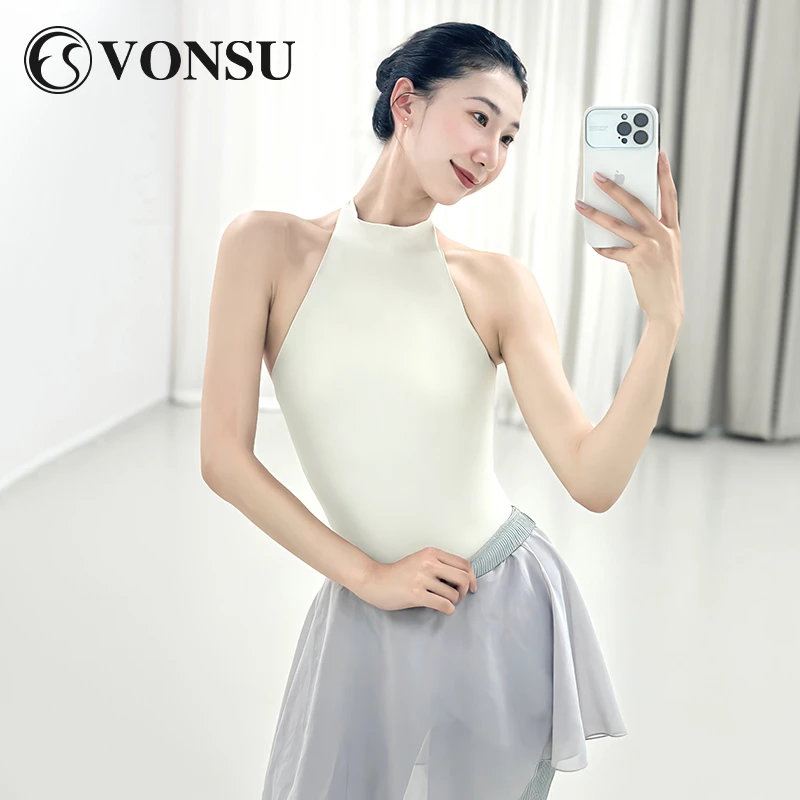 vonsu梵舒芭蕾舞练功服舞蹈服体操服新款专业成人空中瑜伽服B6365