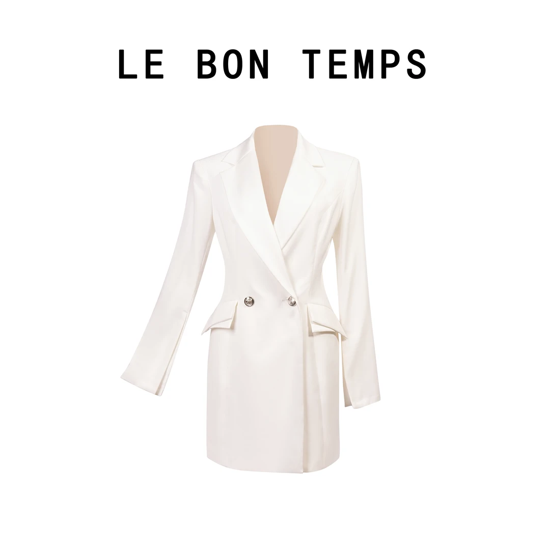 【LBT&秋冬款】翻盖口袋双排扣大衣西装外套c800792