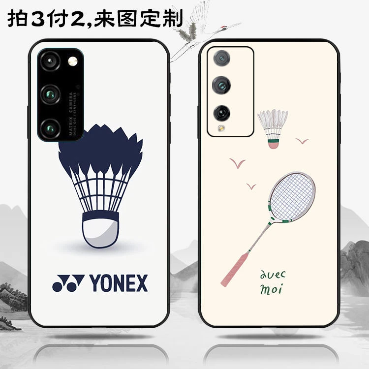 羽毛球李宗伟适用华为荣耀V30/20/pro X10max magic2手机壳硅胶软