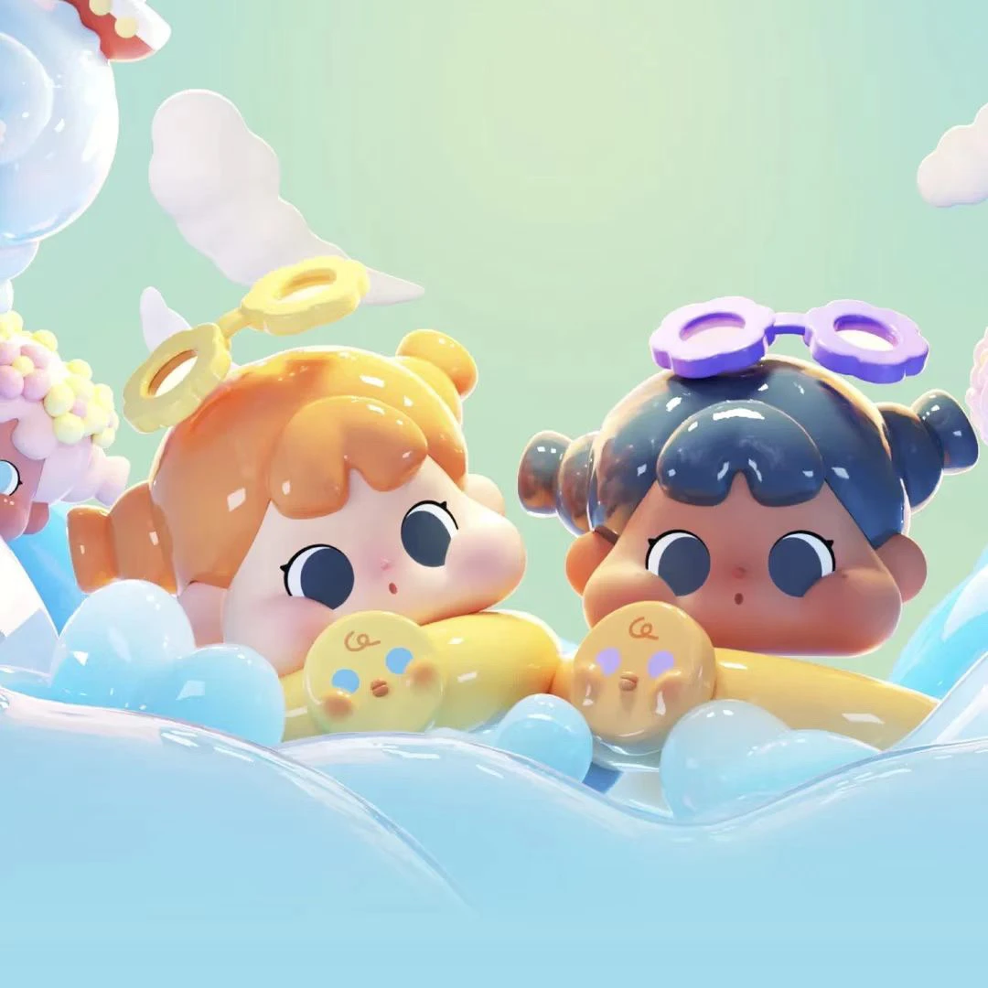 【拆盒】QOQO MINIFACE陪你去看海系列潮玩萌粒盲盒