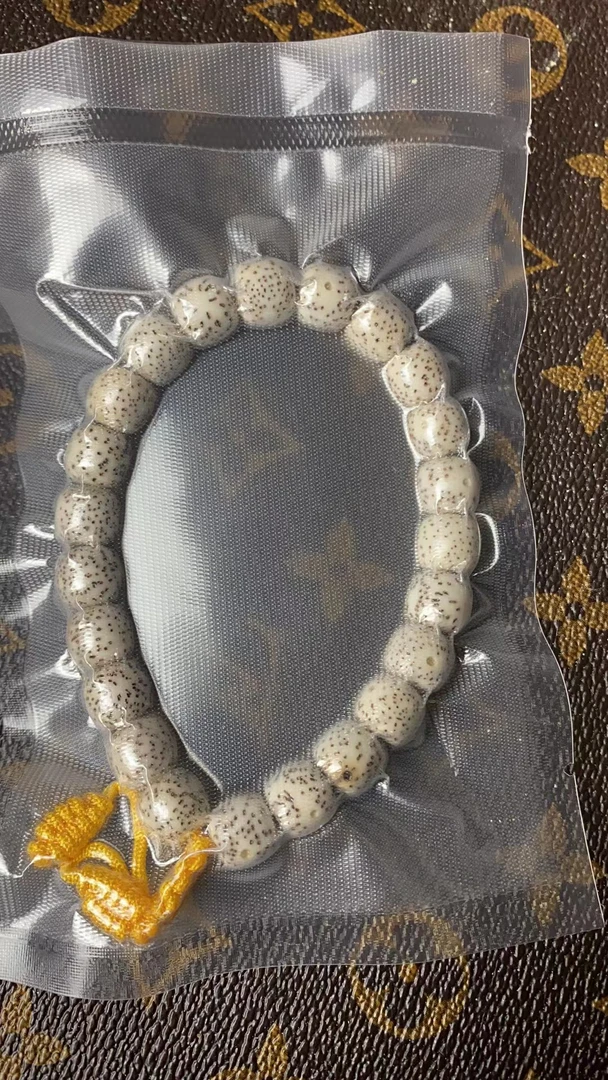 星月 原生态顺白 针扎星 凤尾结 正宗毛感料 手串