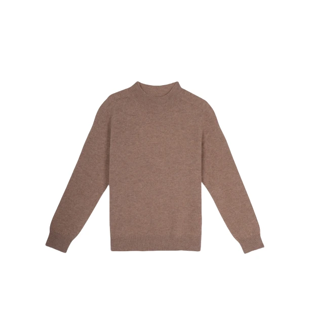 24秋冬款无缝一体简约圆领百搭长袖针织套头衫-271