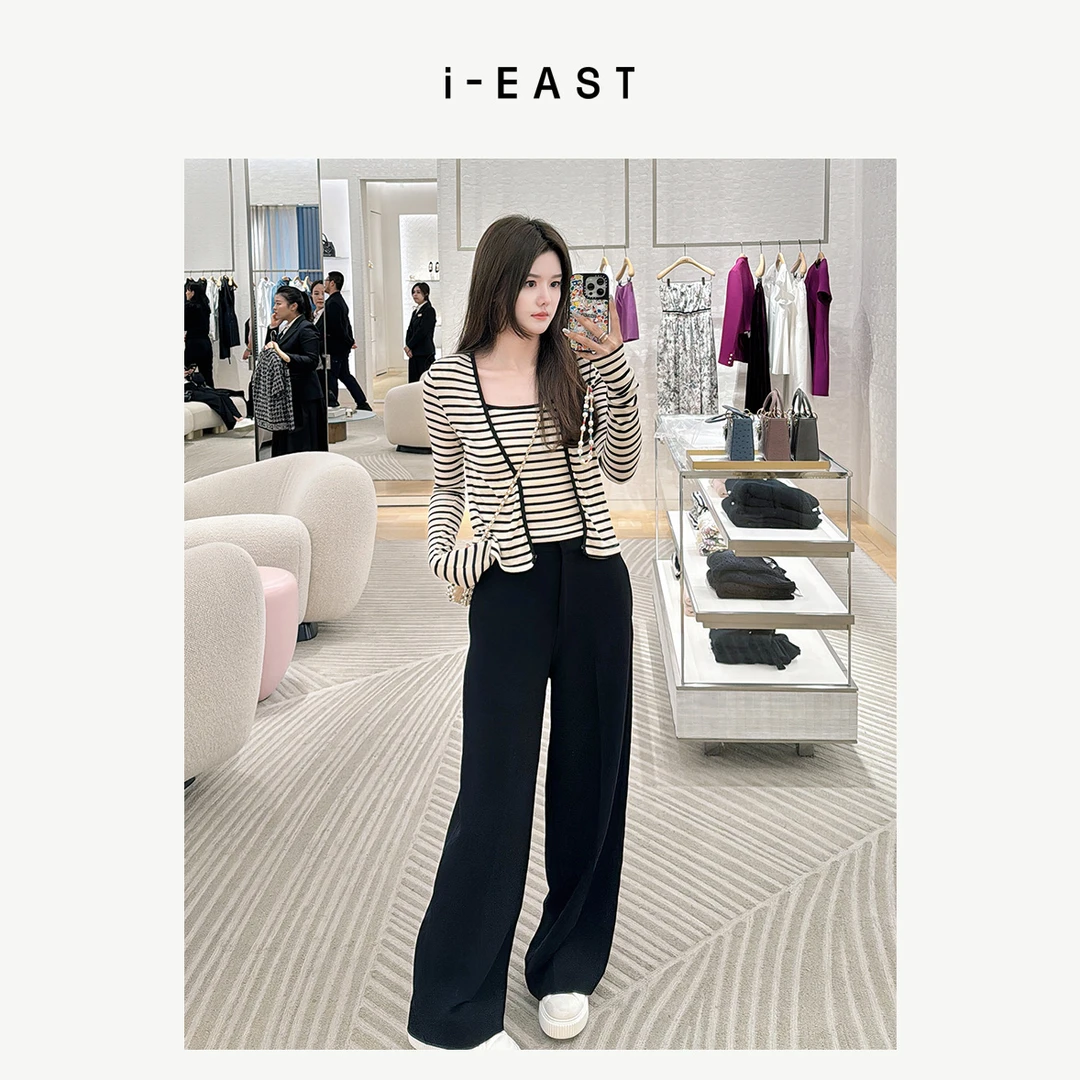 i-EAST 简奢西裤~超显腿长的西裤休闲裤-4C K32493