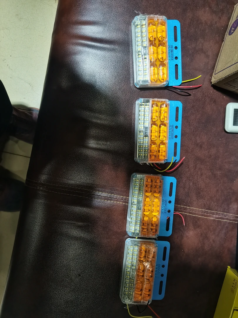 大货车超亮防水照地边灯24V侧边示宽转向灯