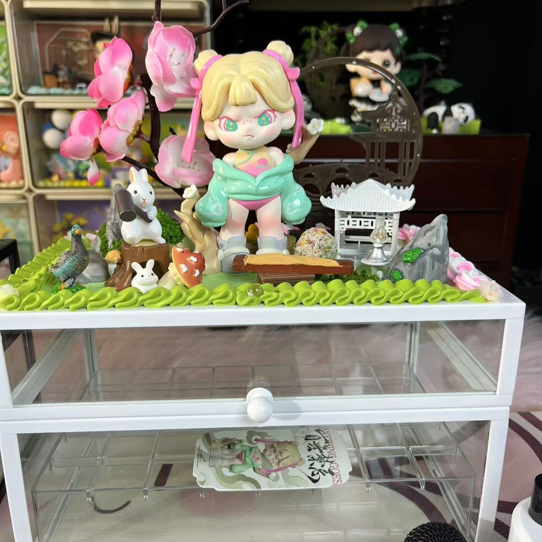 创意手作diy正版娃首饰收纳口红收纳