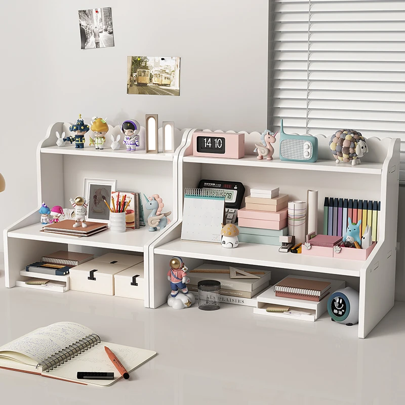 桌面收纳架学生宿舍化妆品杂物桌上收纳台面办公室多层置物架书桌