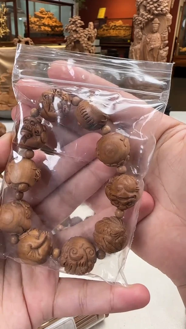 【闪购商品】檀香木手串/手链2.0龙九子 老山檀香