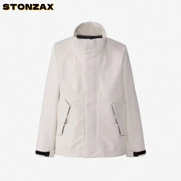 SC23845 城市户外轻量休闲运动徒步登山防风防水透气立领冲锋夹克