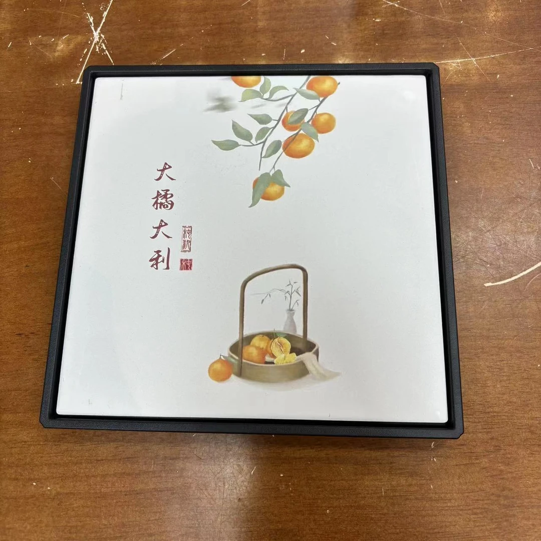 大橘大利吸水壶承陶瓷干泡台家用中式养壶托淋壶垫茶托盘茶具配件